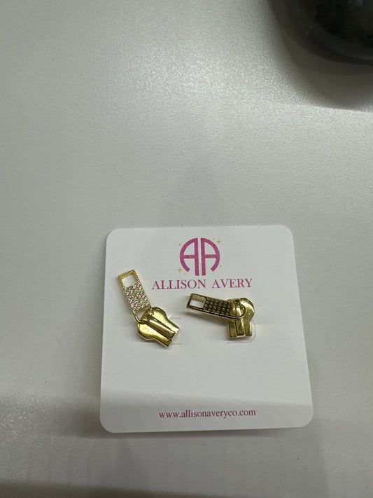ZIPPER EARRINGS