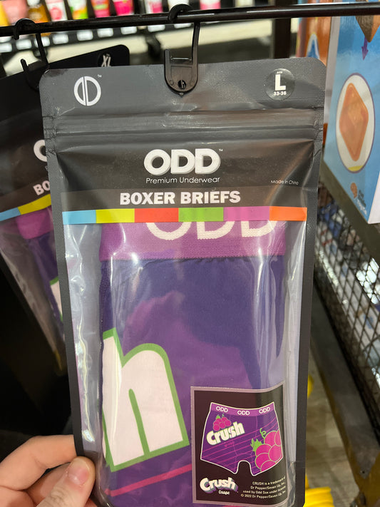 BOXER BRIEFS - GRAPE CRUSH - L