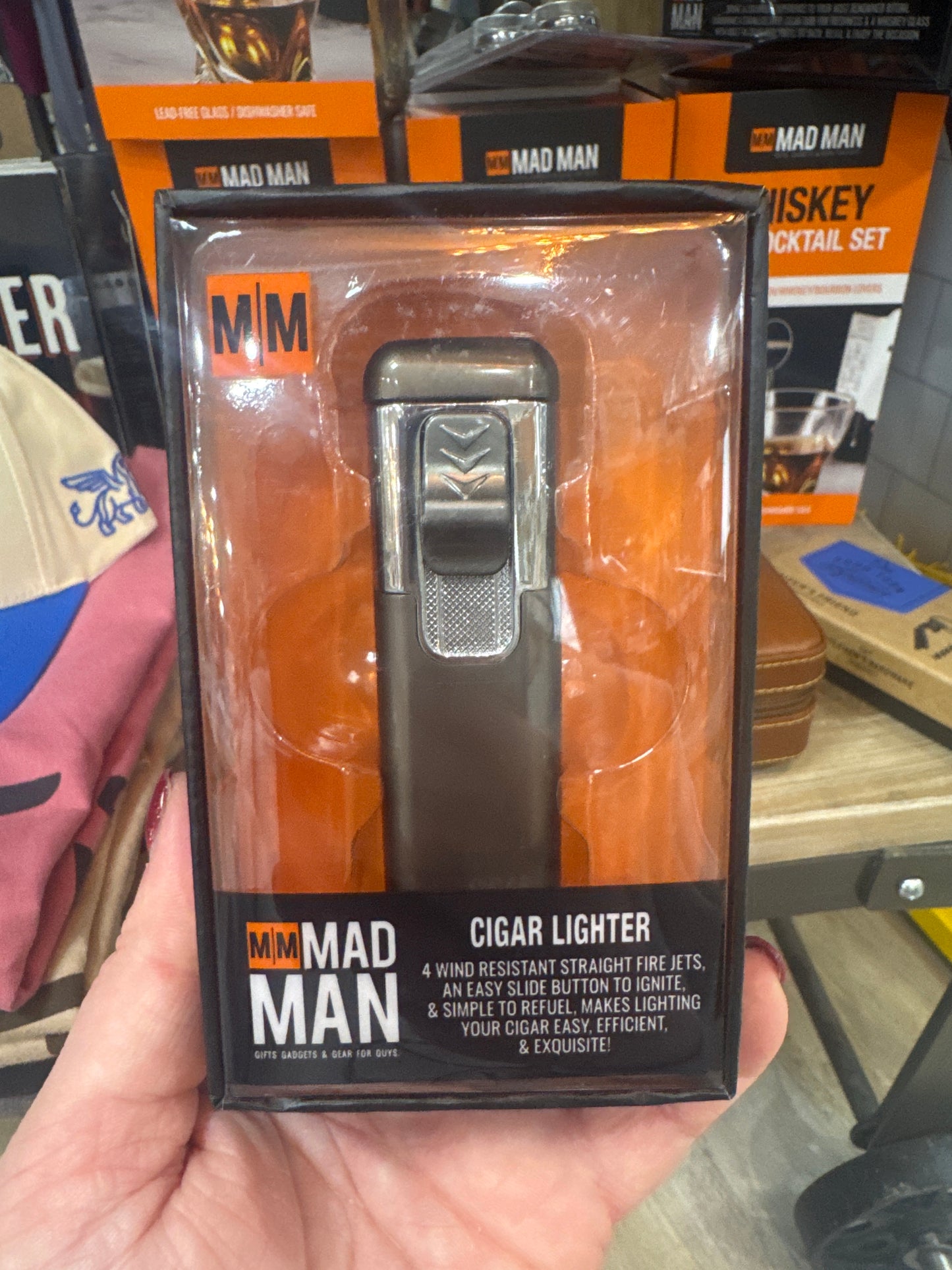 MAD MAN CIGAR LIGHTER - GUNMETAL
