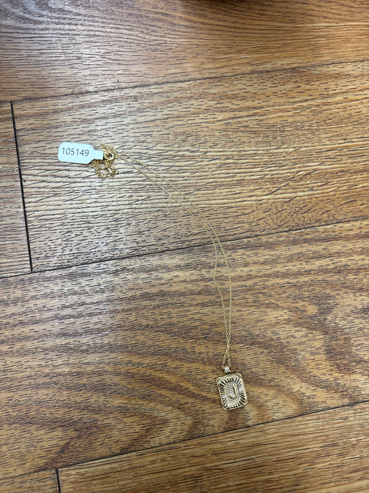 GOLD "J" INITIAL NKLC