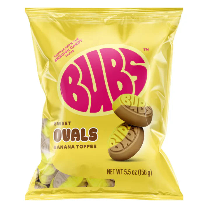 BUBS OVALS BANANA TOFFEE 5.5 OZ