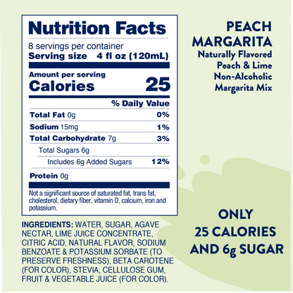Natural Peach Margarita - Mixer