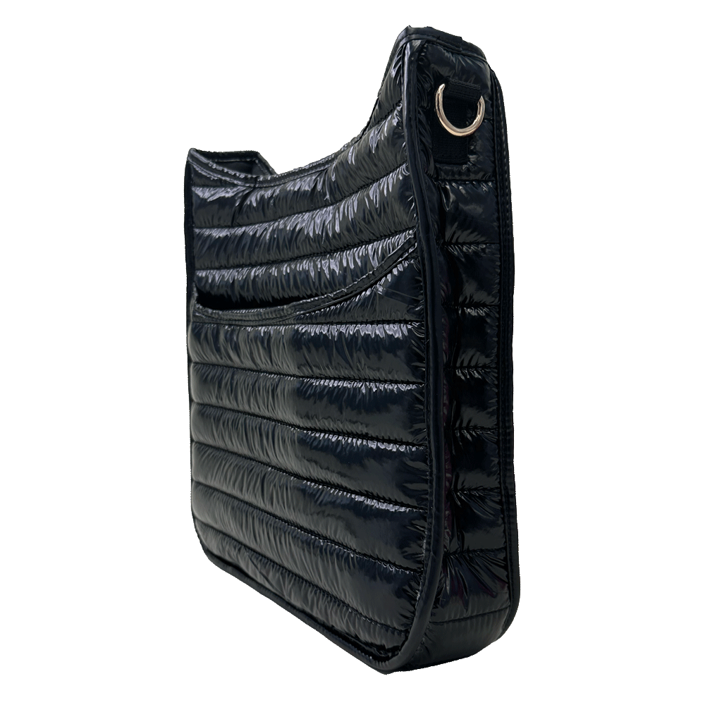 Everly Quilted Puffy Messenger-ASSORTED