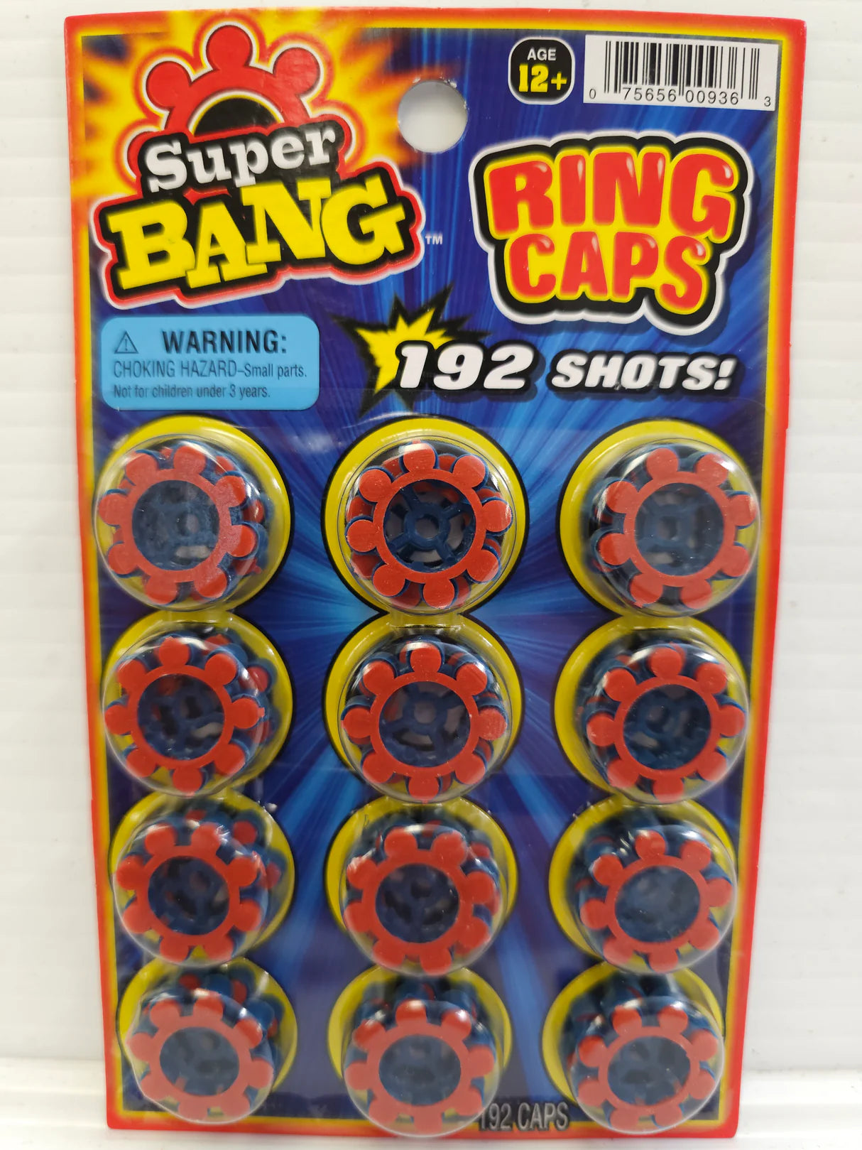 SUPER BANG RING CAPS - 192 SHOTS