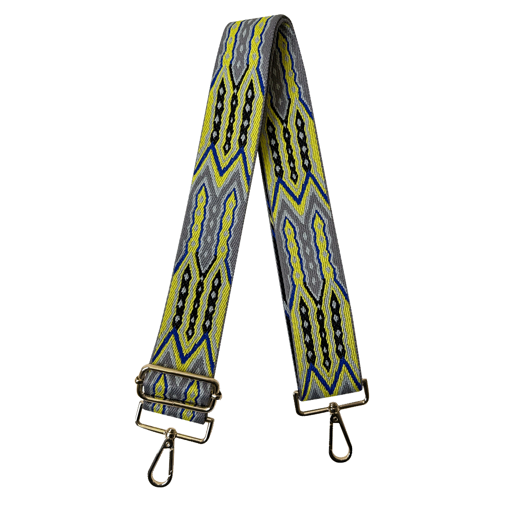 Mayan Print Interchangeable Woven Bag Strap