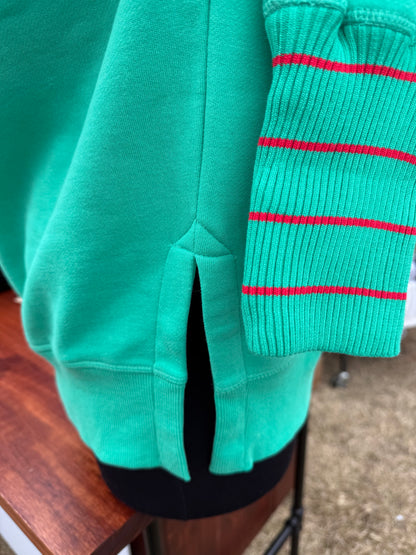 Green Peppermint Crewneck Sweatshirt