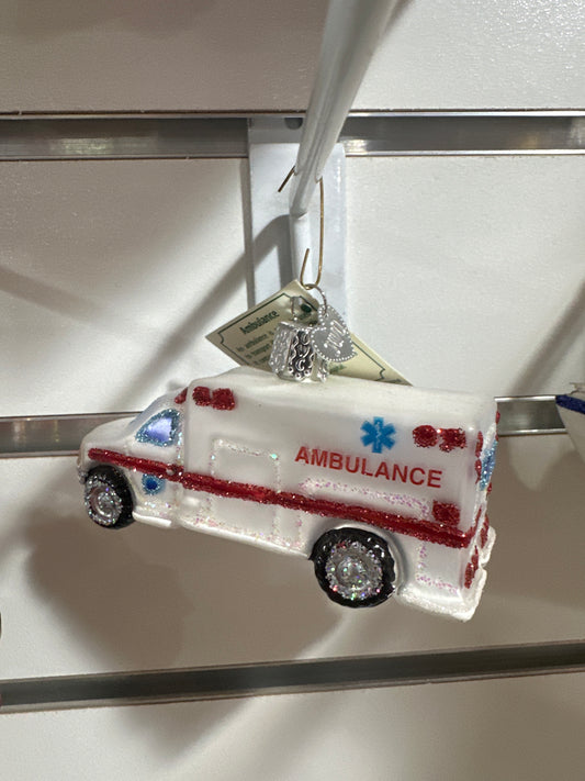 CHRISTMAS ORNAMENT - AMBULANCE
