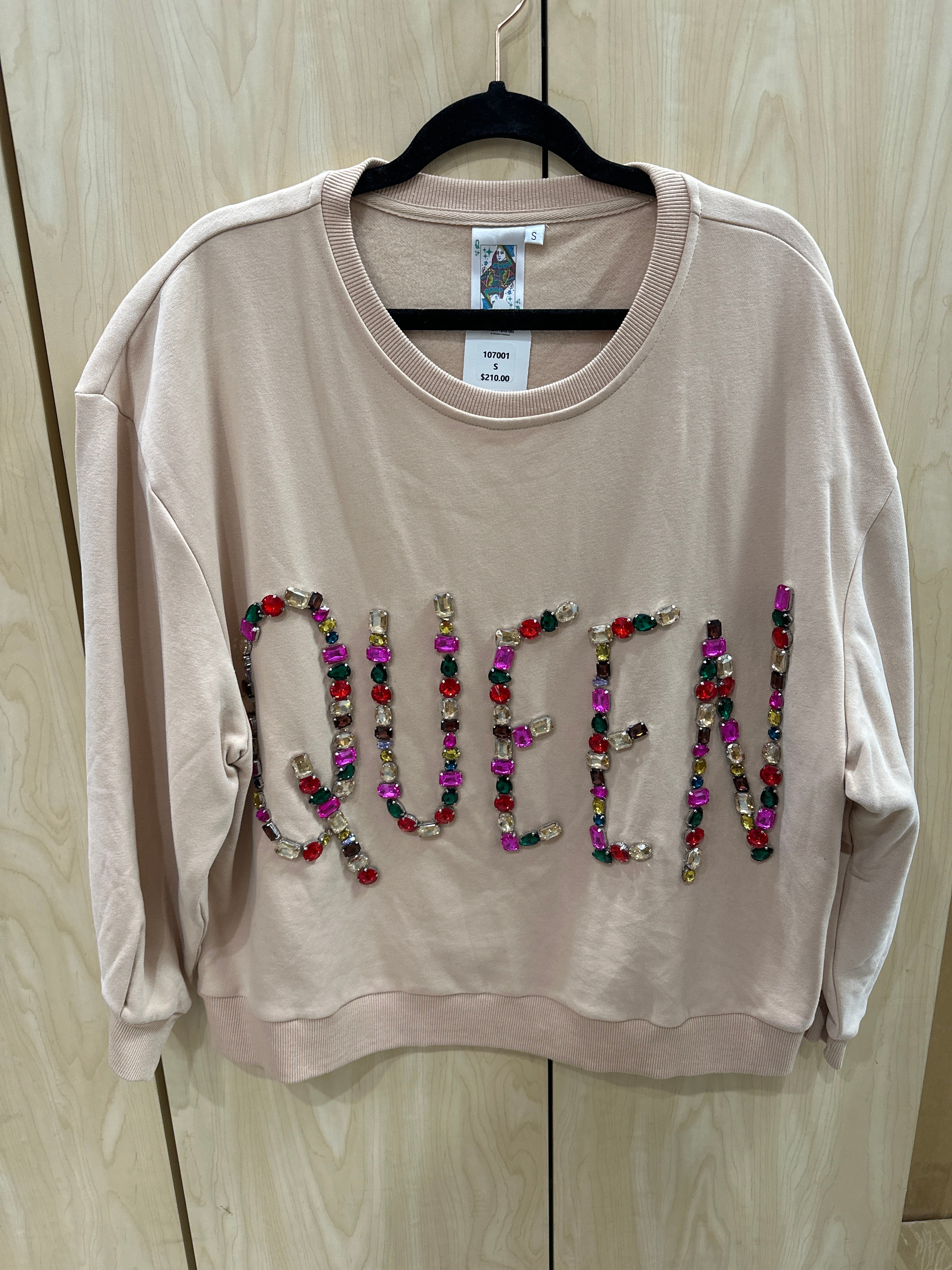 Queen Jeweled Sweatshirt