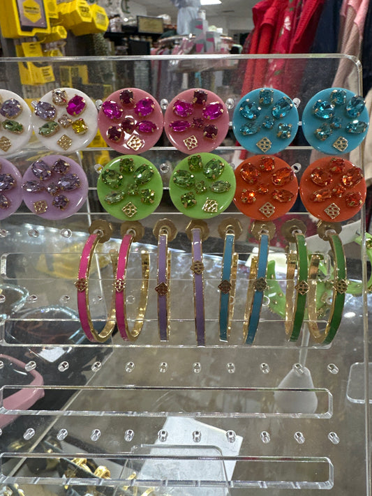 ENAMEL LOGO HOOPS