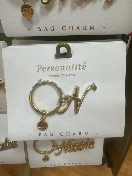 BAG CHARM KEYCHAIN - N