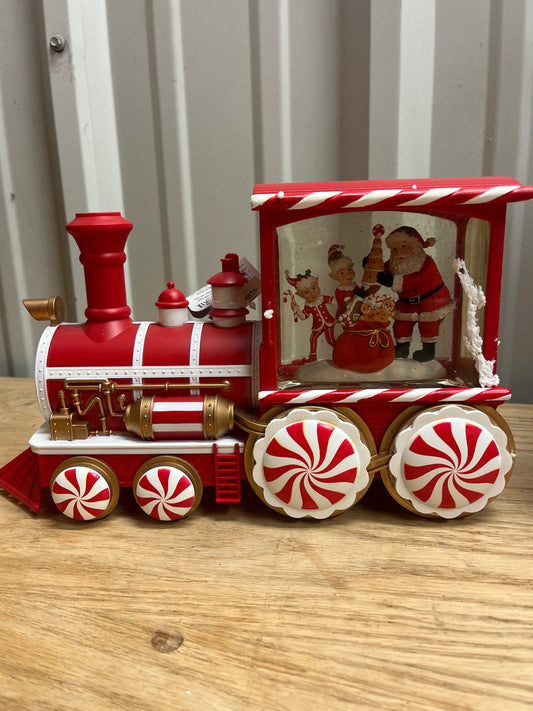 SANTA & ELVES PEPPERMINT TRAIN
