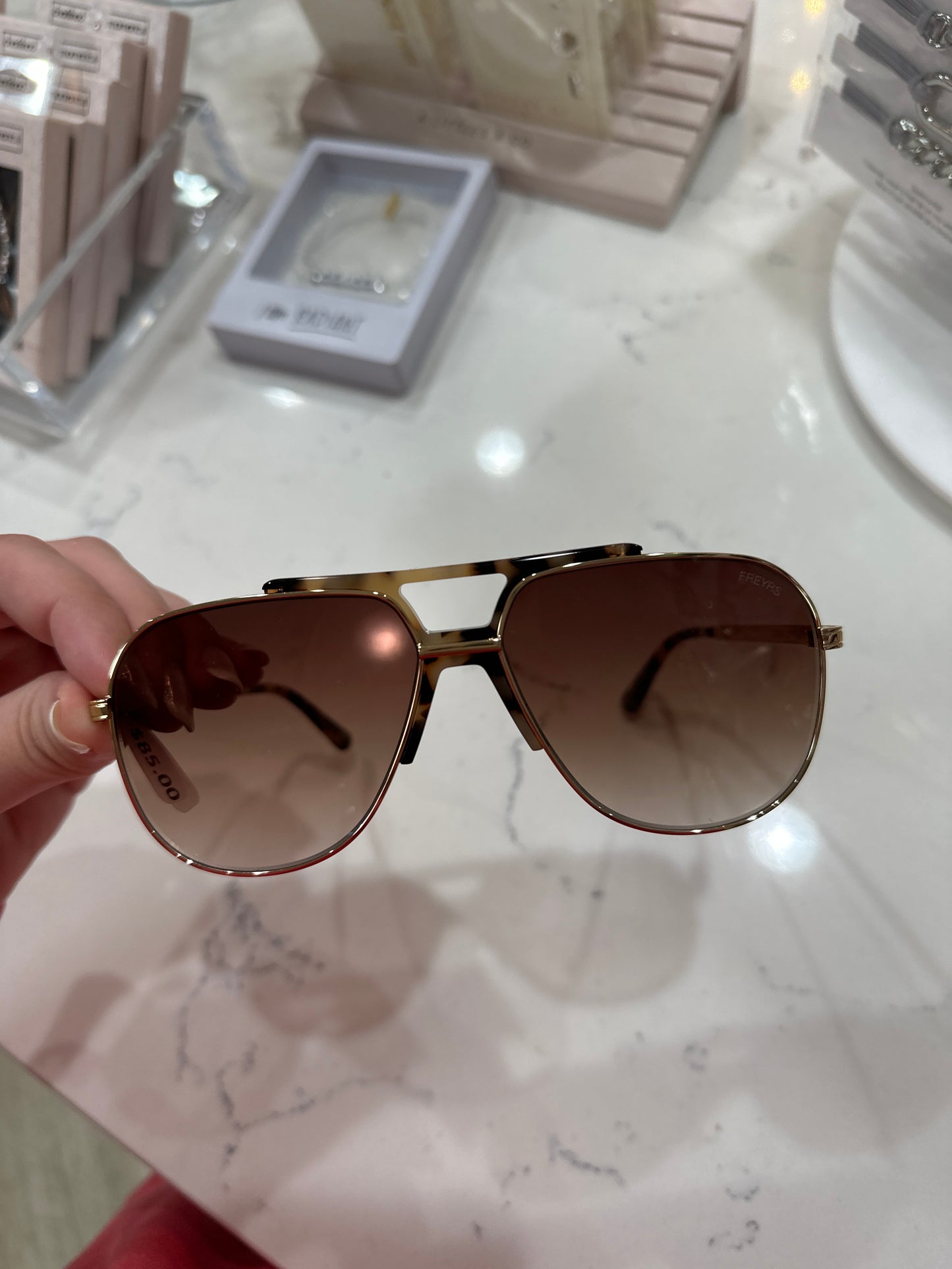 FREYRS SUNGLASSES - LOGAN - TORTOISE/BROWN