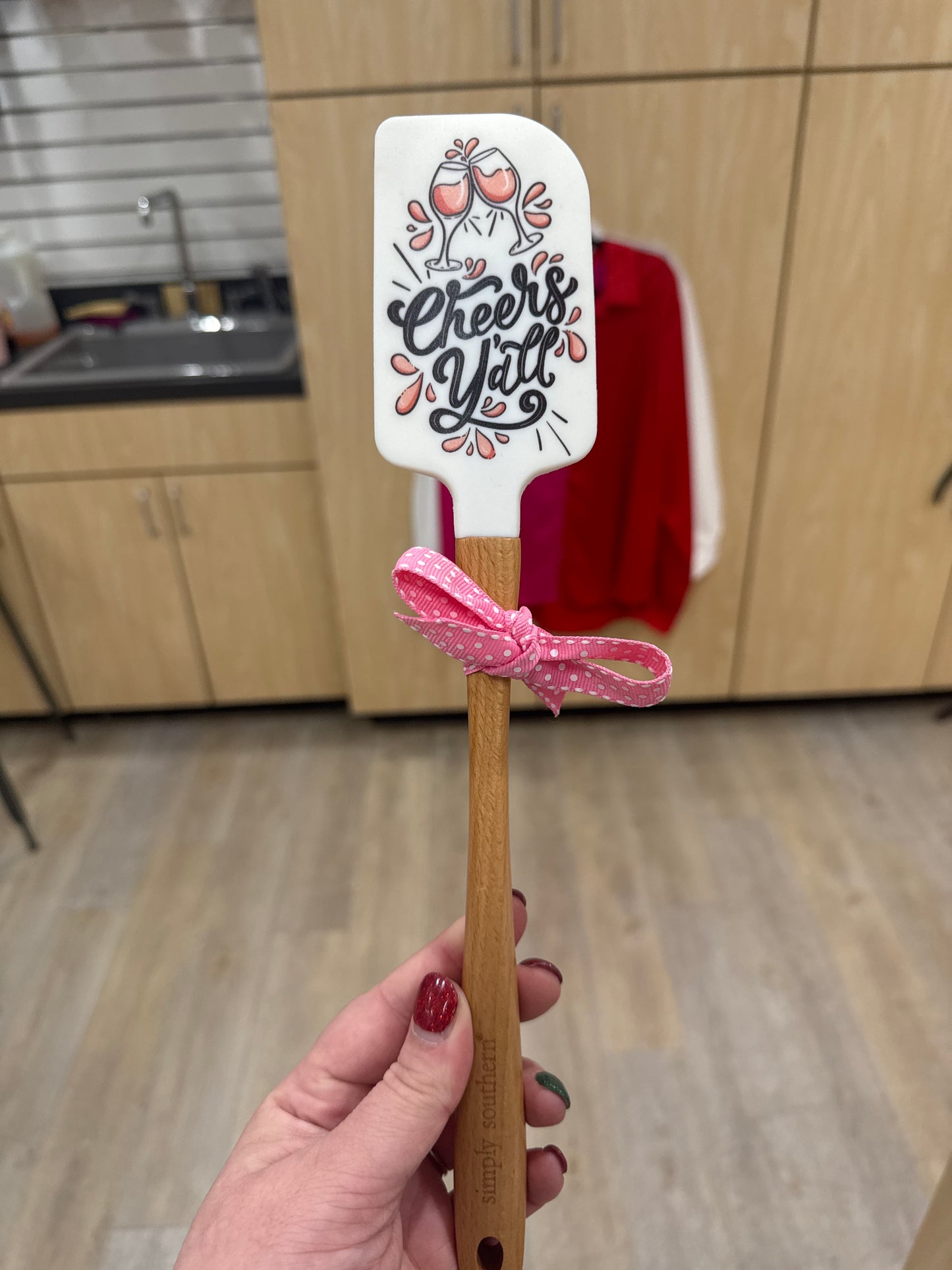 SILICONE SPATULA - CHEERS YALL