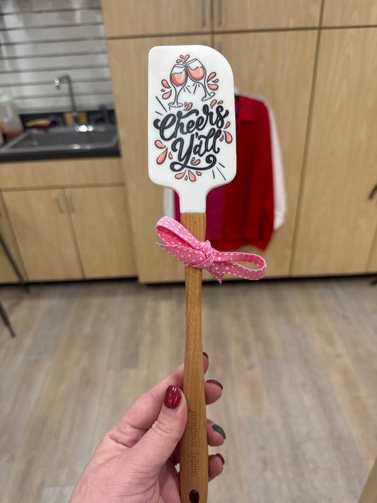 SILICONE SPATULA - CHEERS YALL