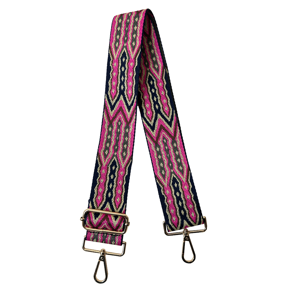 Mayan Print Interchangeable Woven Bag Strap