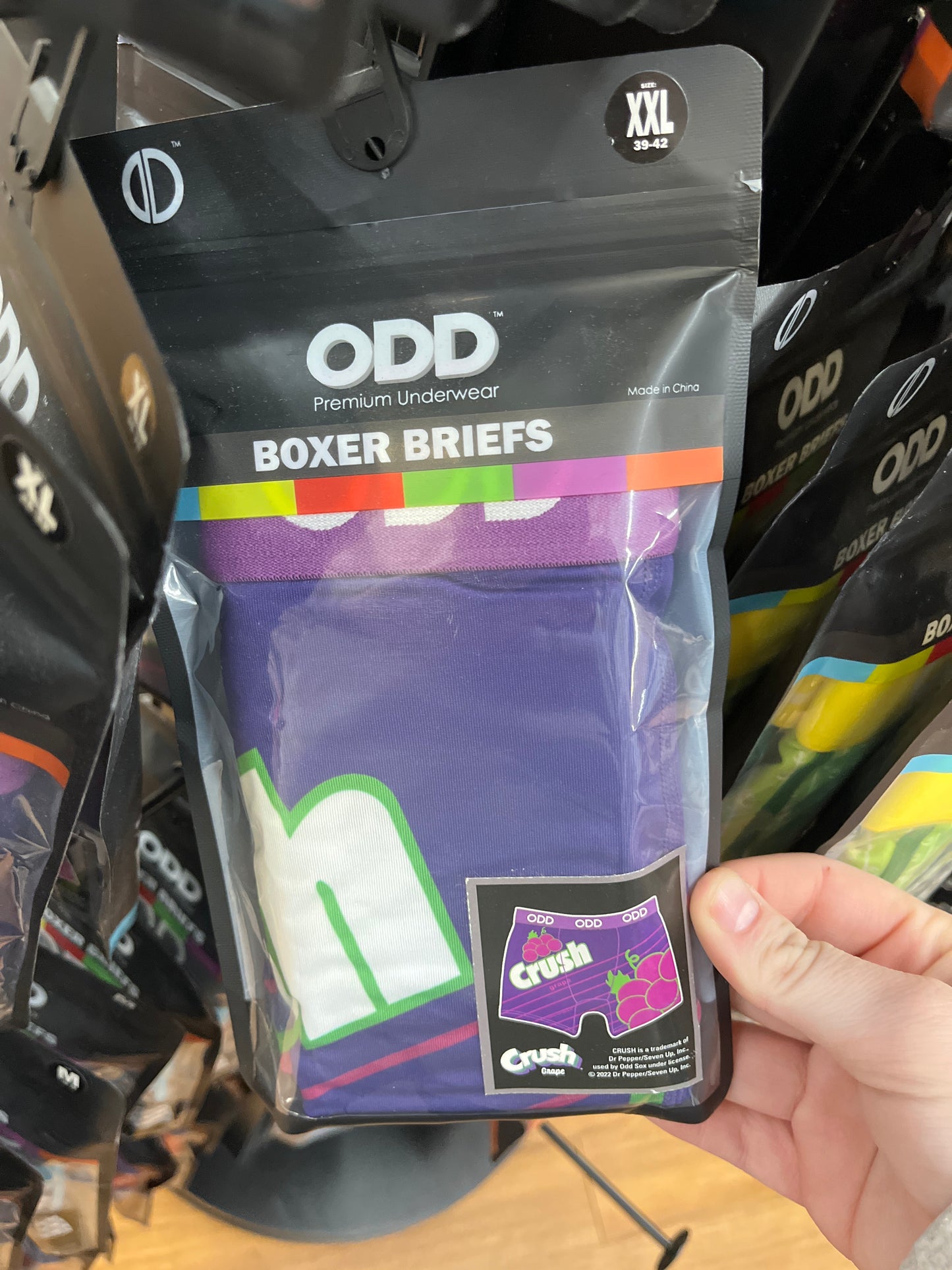 BOXER BRIEFS - GRAPE CRUSH - XXL