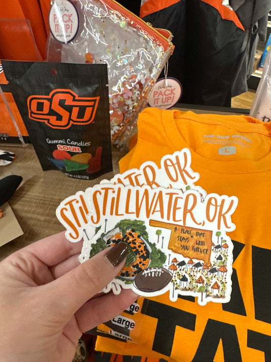 STILLWATER, OKLAHOMA STICKER
