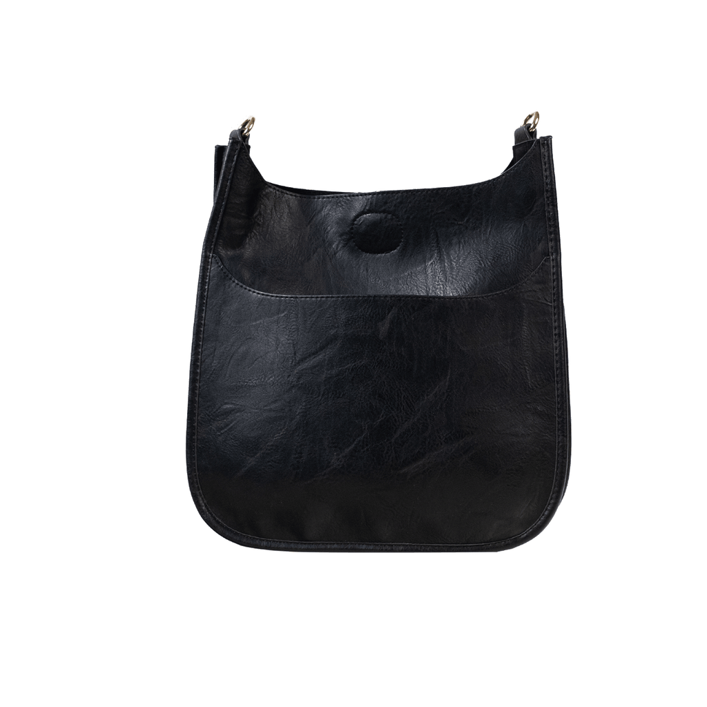 VEGAN Leather Classic Messenger-NO STRAP ATTACHED-ASSORTED