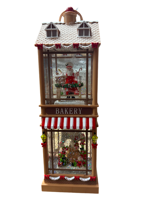 TWO STORY BAKERY SNOWGLOBE