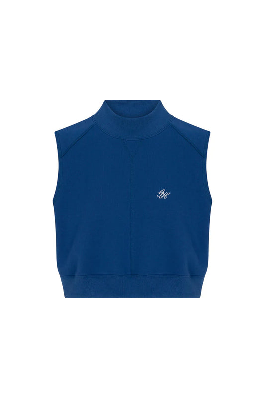 AZURE MOCK NECK SLEEVELESS TOP 2.0