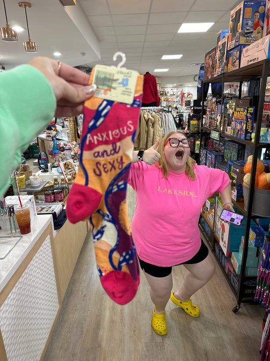 ANXIOUS & SEXY CREW SOCKS
