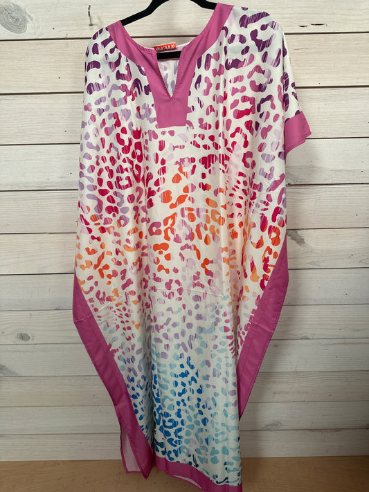 MOO-MOO DRESS W/CHEETAH PRINT DETAIL
