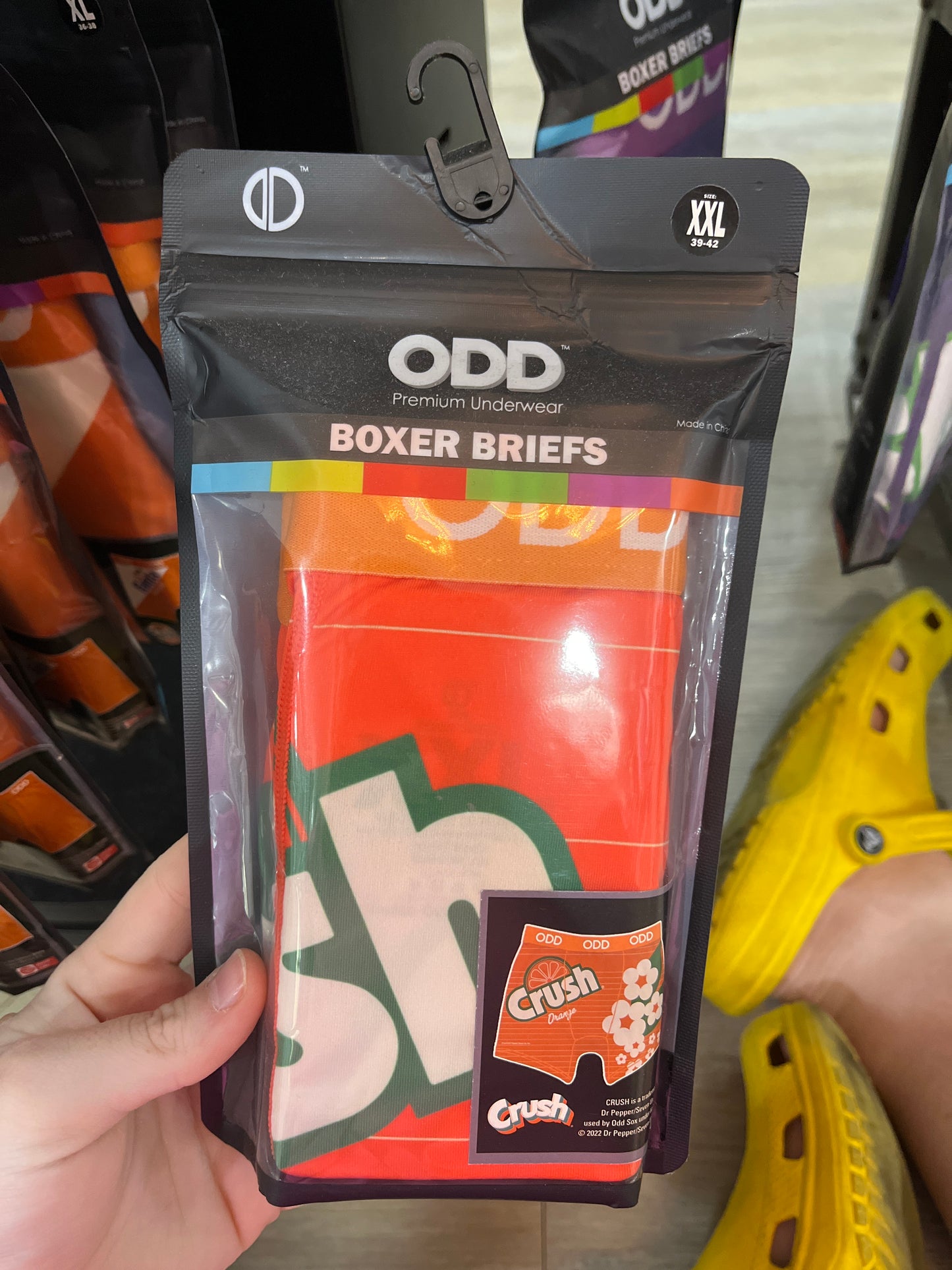 BOXER BRIEFS - ORANGE CRUSH - XXL