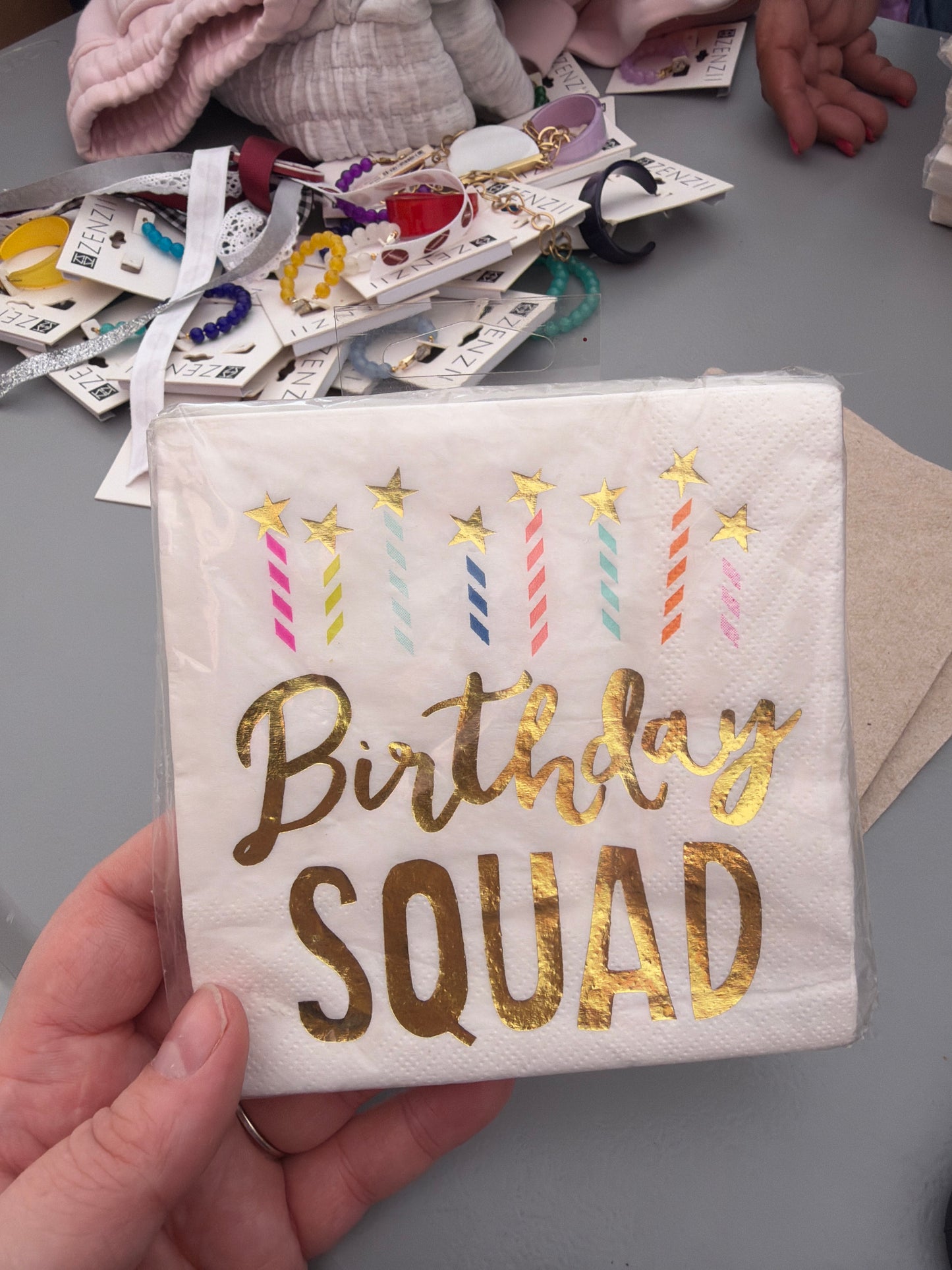 BIRTHDAY SQUAD NAPKINS