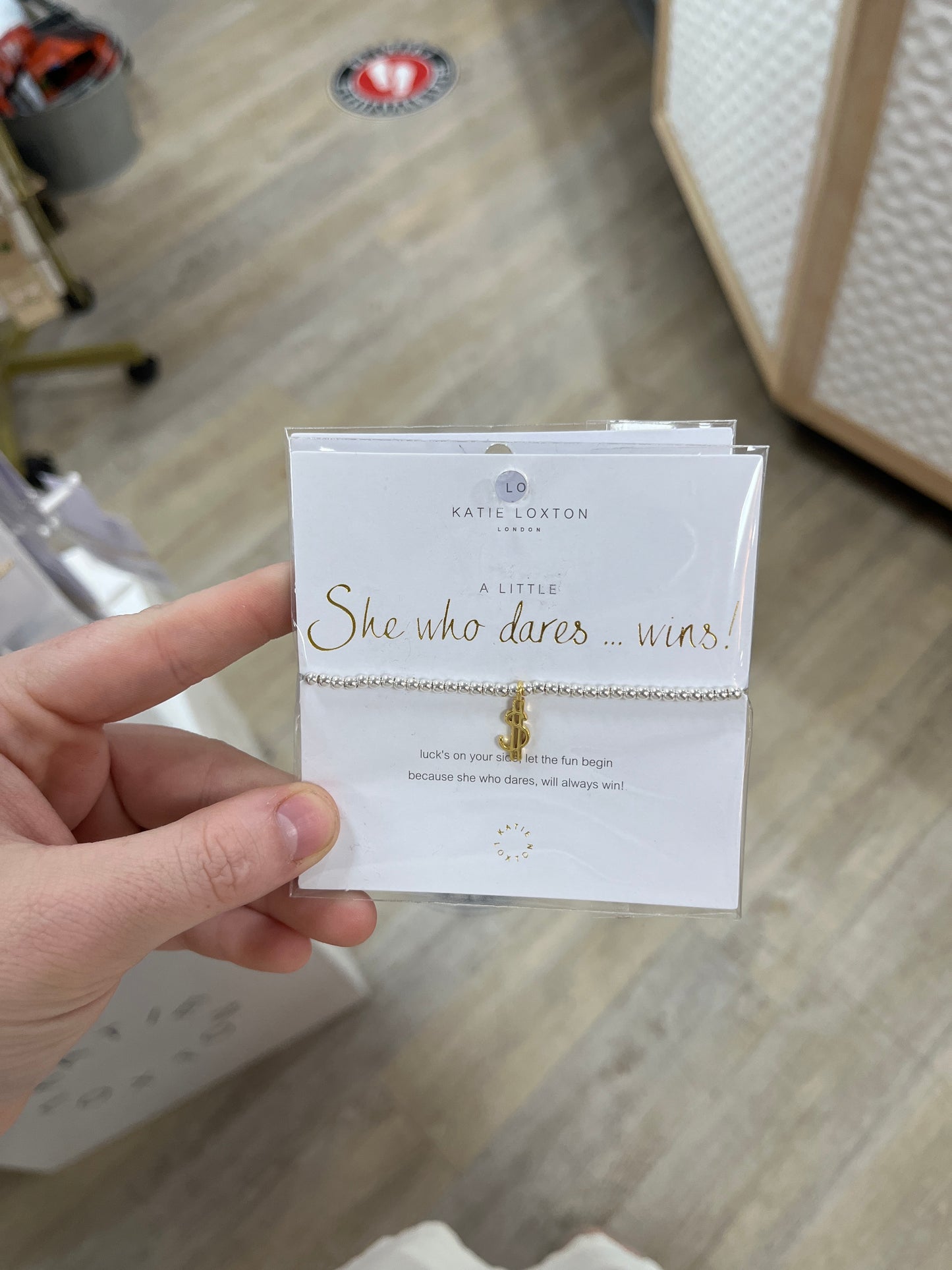 A LITTLE SHE WHO DARES... WINS! BRACELET