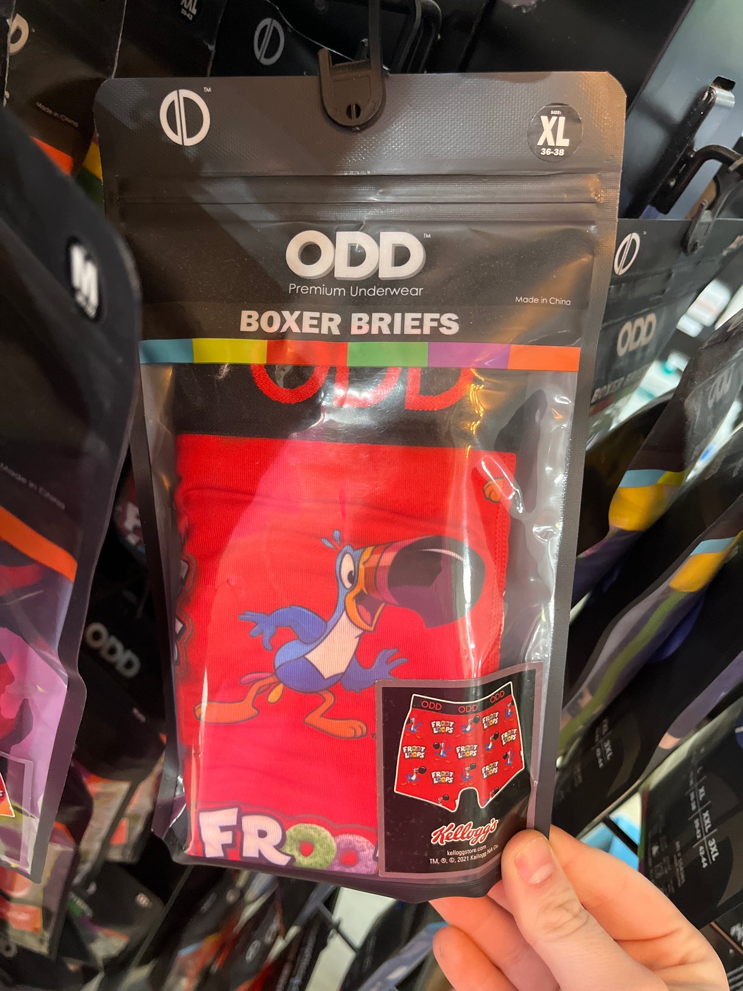 BOXER BRIEFS - FROOT LOOPS - XL