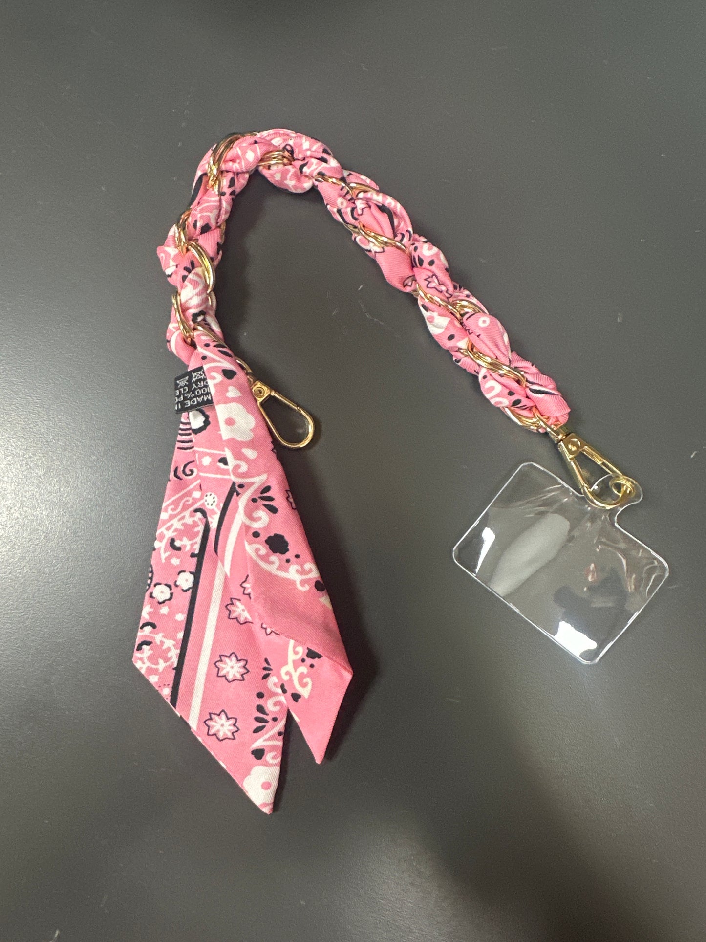 PURSE CHAIN W/SCARF