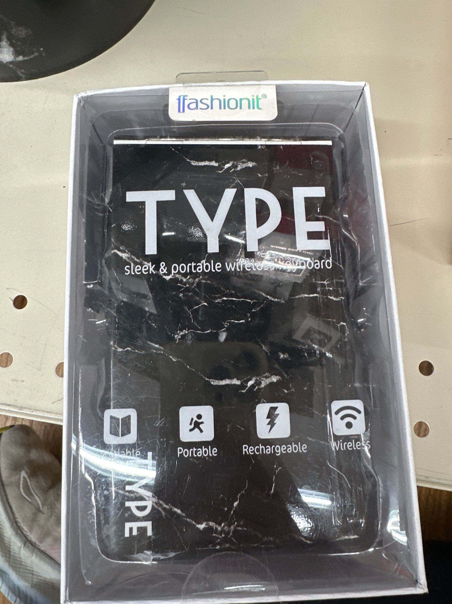 TYPE-WIRELESS KEYBOARD BLACK MARBLE