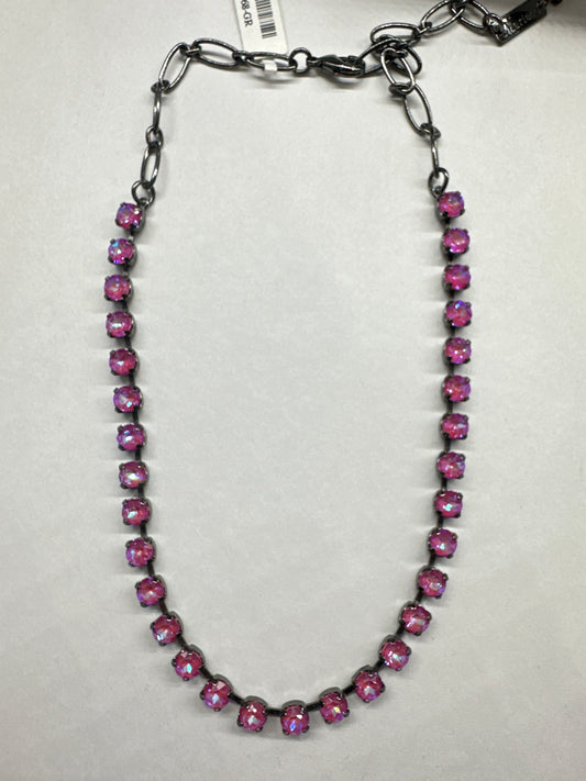 MARIANA NKLC-GRANITE-SM PINK STONES