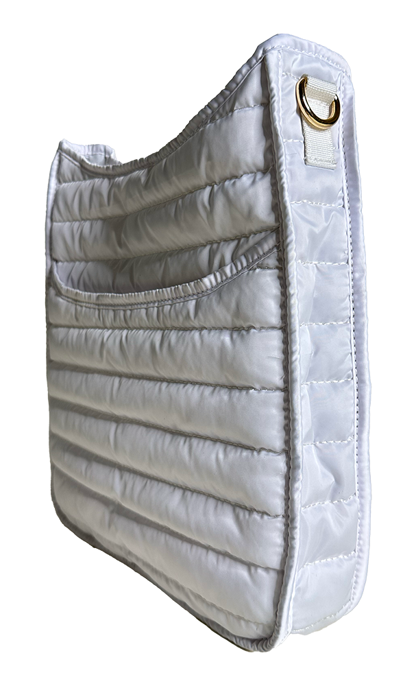 Everly Quilted Puffy Messenger-ASSORTED