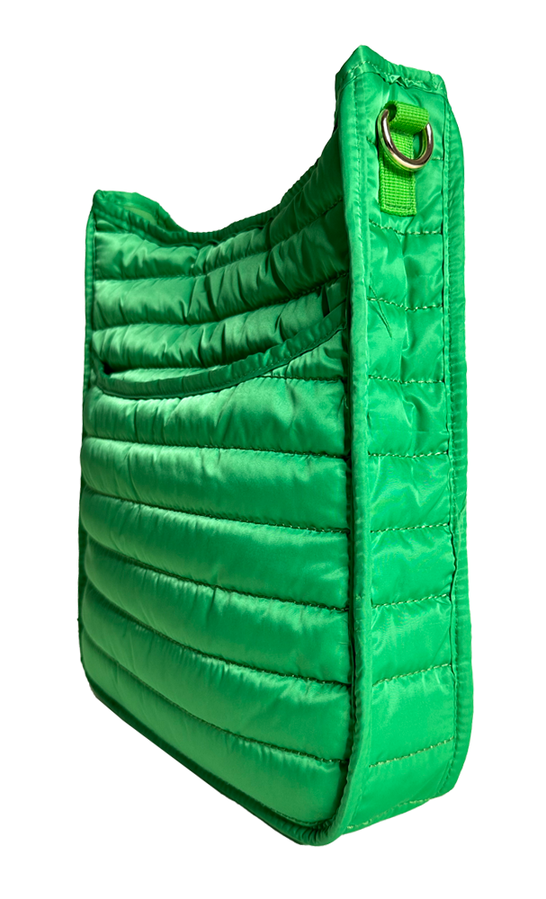 Everly Quilted Puffy Messenger-ASSORTED