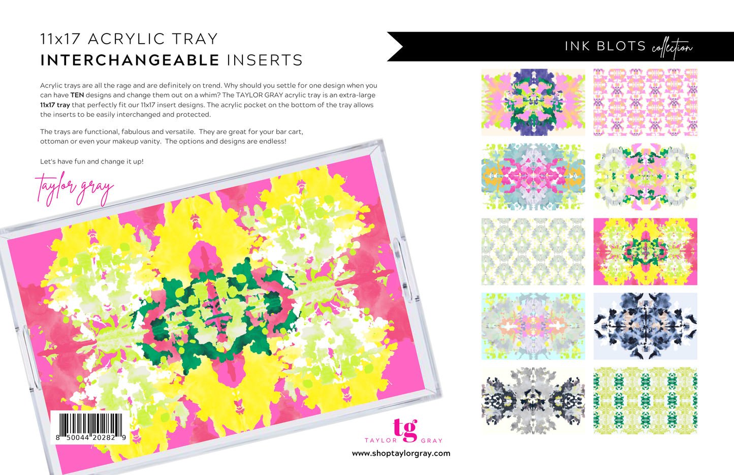 INK BLOTS insert set of 10