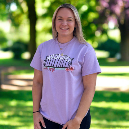 Muskogee Map Tee - Lavender