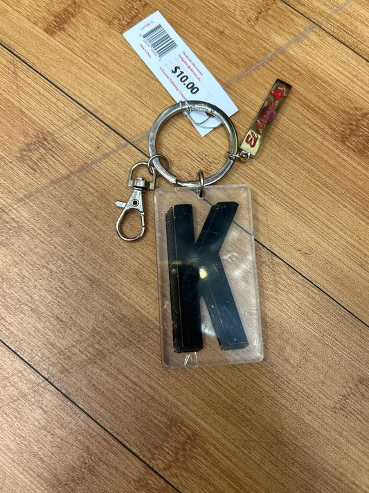MARQUEE LETTER KEYCHAIN - K