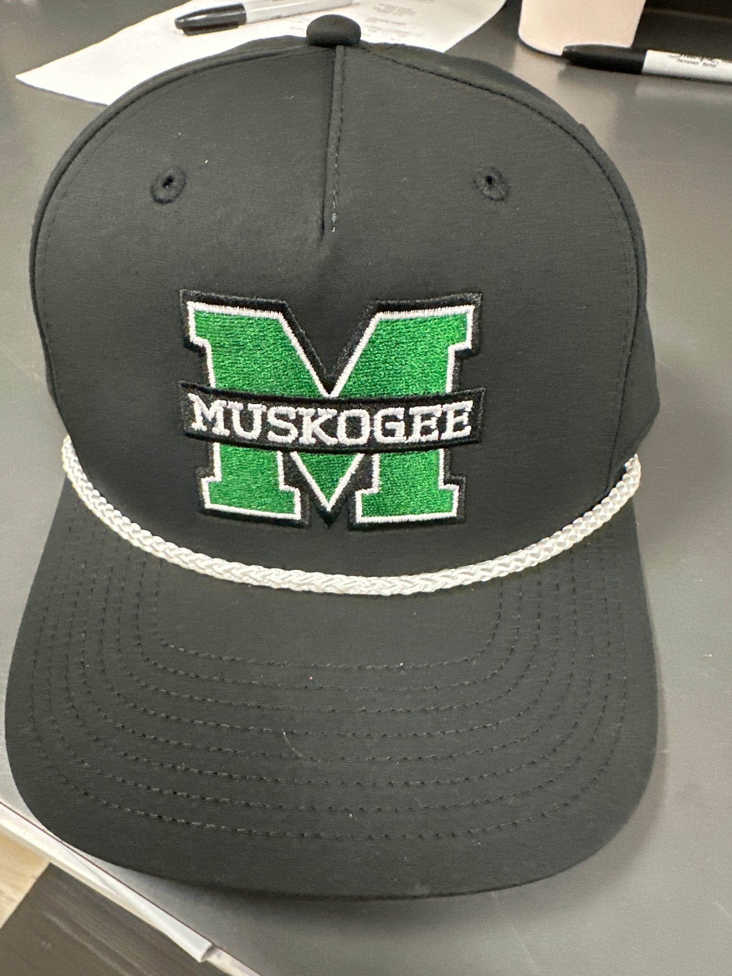 MUSKOGEE EMBROIDERED ROPE HATS