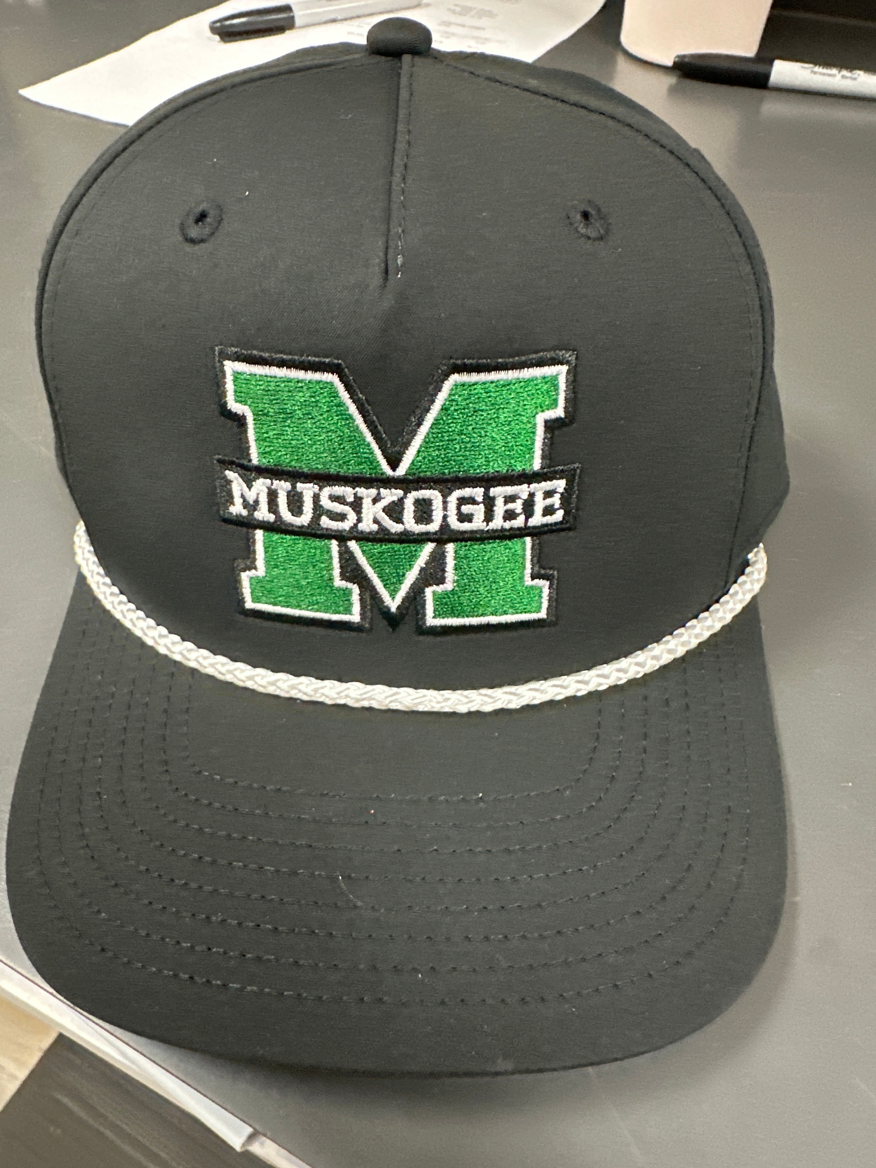 MUSKOGEE EMBROIDERED ROPE HATS