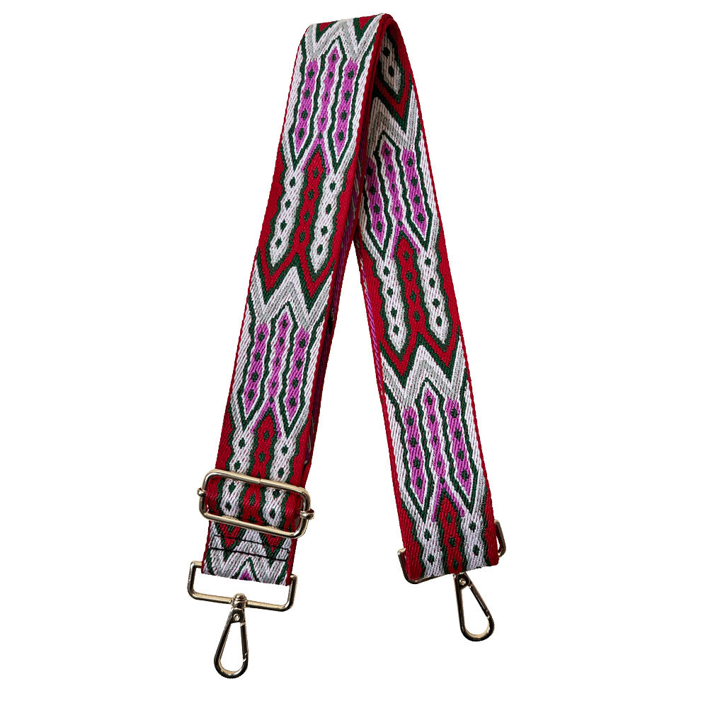 Mayan Print Interchangeable Woven Bag Strap