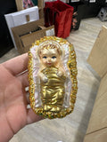 ORNAMENT - BABY JESUS IN MANGER