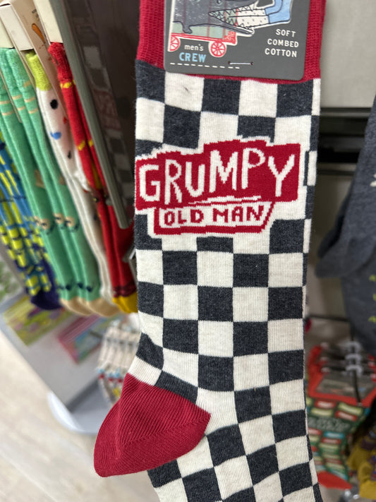 MENS CREW SOCKS - GRUMPY OLD MAN