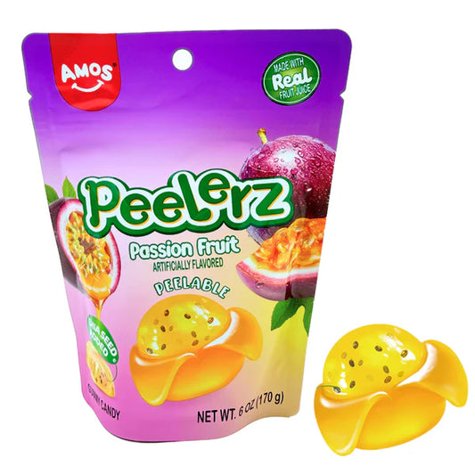 AMOS GUMMY PEELERZ - PASSION FRUIT 6OZ - Pharm Favorites by Economy Pharmacy
