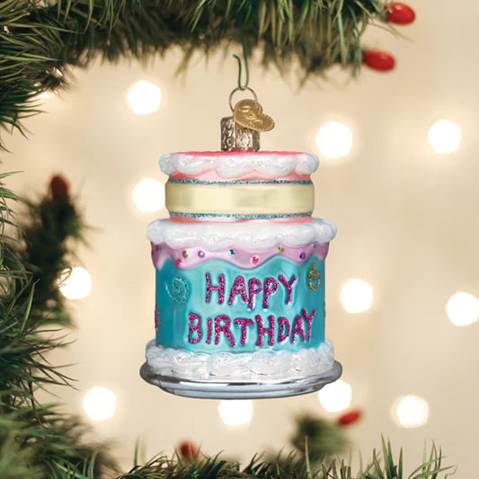 Happy Birthday Cake Ornament