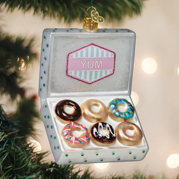 OWC ORNAMENT - BOX OF DONUTS