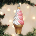 OWC ORNAMENT - STRAWBERRY SWIRL SOFT SERVE
