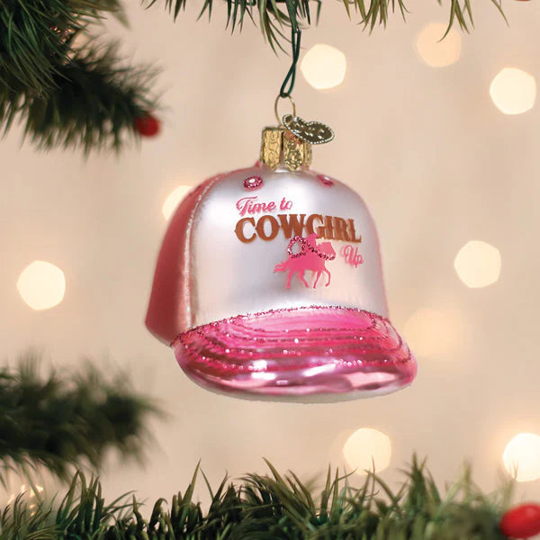 OWC ORNAMENT - COWGIRL TRUCKER CAP