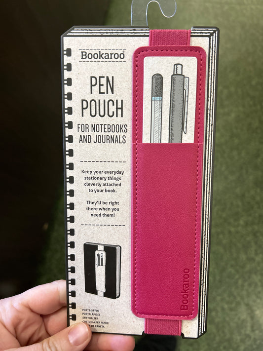 BOOKAROO PEN POUCH- BROWN