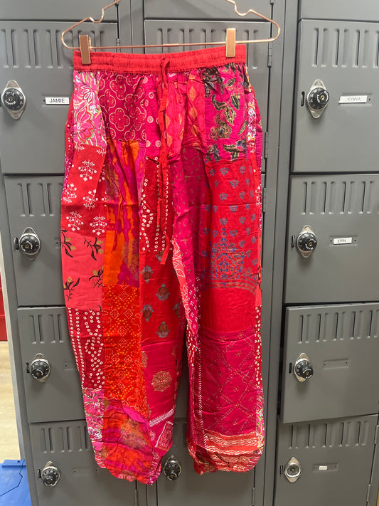 PATCHWORK PANTS - OSFM